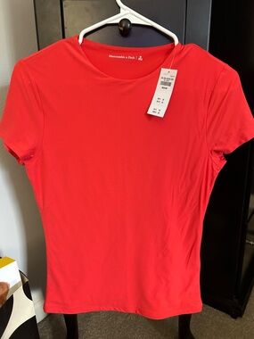 Abercrombie Coral Red top